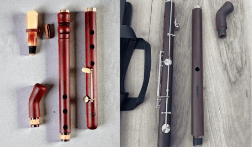 Armenian bass duduk, deep resonant handmade instrument